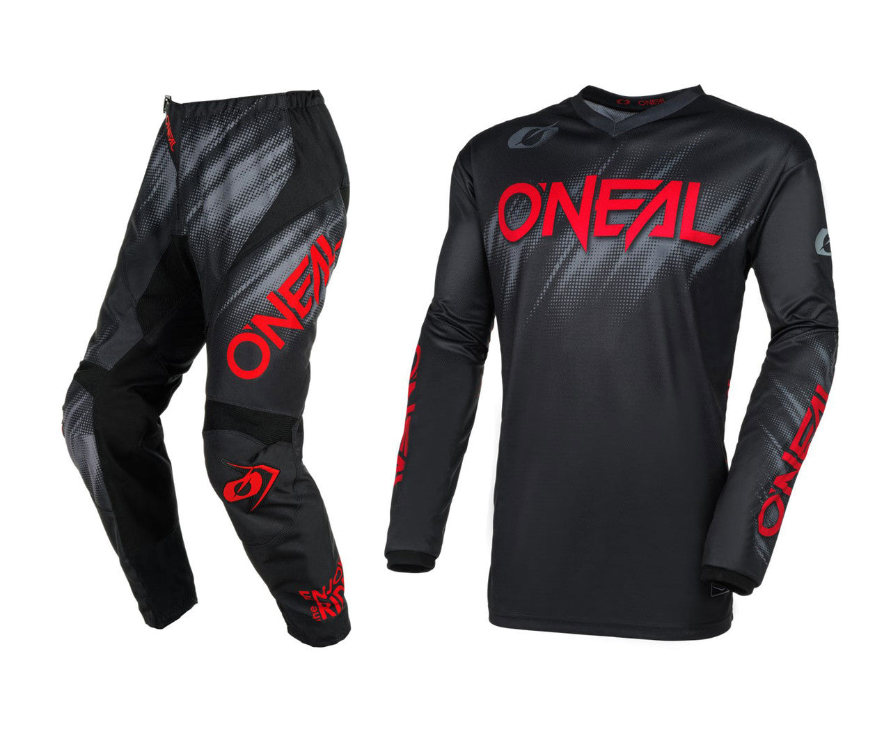 O'Neal 2024 Youth Element Voltage Jersey Pant Combo - Black/Red