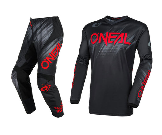 O'Neal 2024 Youth Element Voltage Jersey Pant Combo - Black/Red