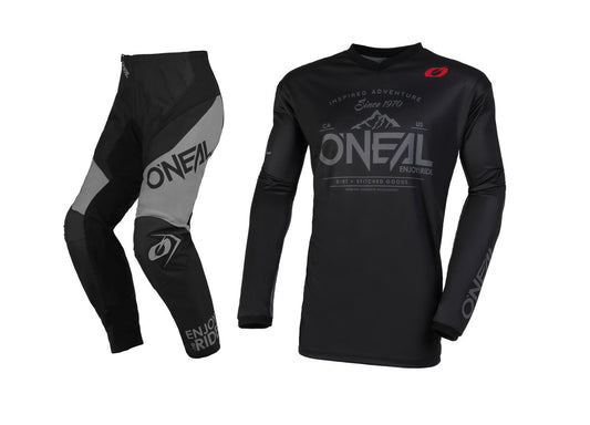 O'NEAL 2023 Element Dirt Jersey Racewear Pant Combo Black/Gray