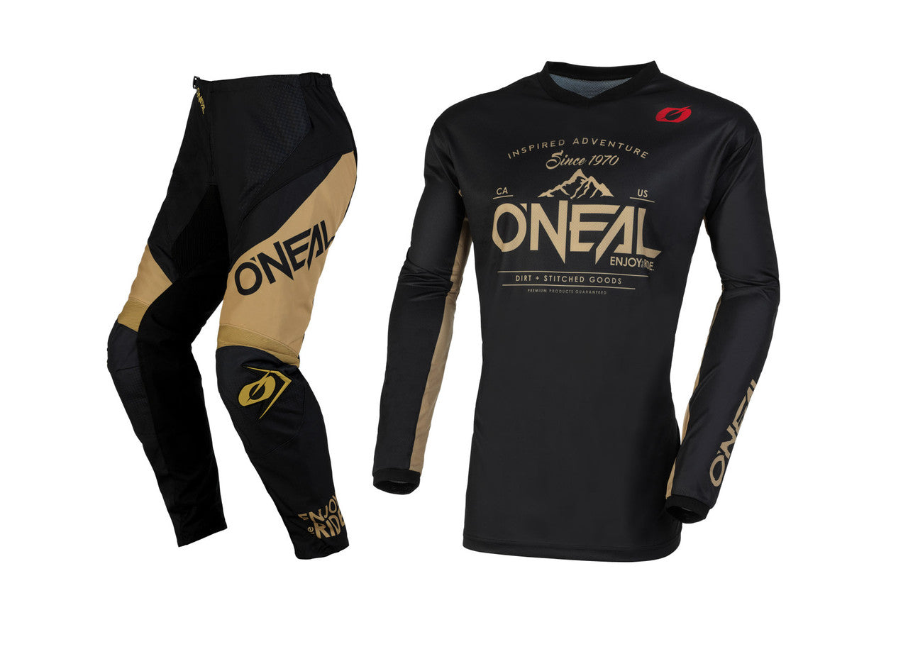O'NEAL 2023 Element Dirt Jersey Racewear Pant Combo Black/Sand