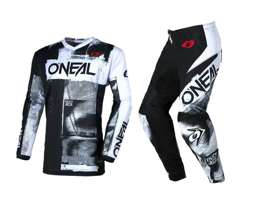 O'Neal 2026 Element Roller Black/White Jersey Pant Combo
