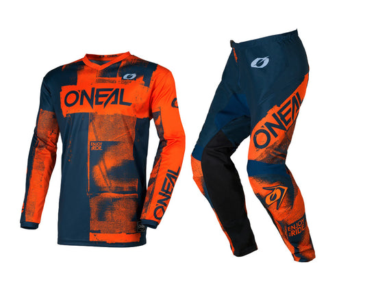 O'Neal 2026 Youth Element Roller Blue/Orange Jersey Pant Combo