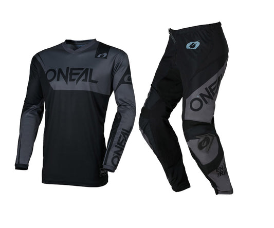 O'Neal 2026 Element Racewear Black/Gray Jersey Pant Combo