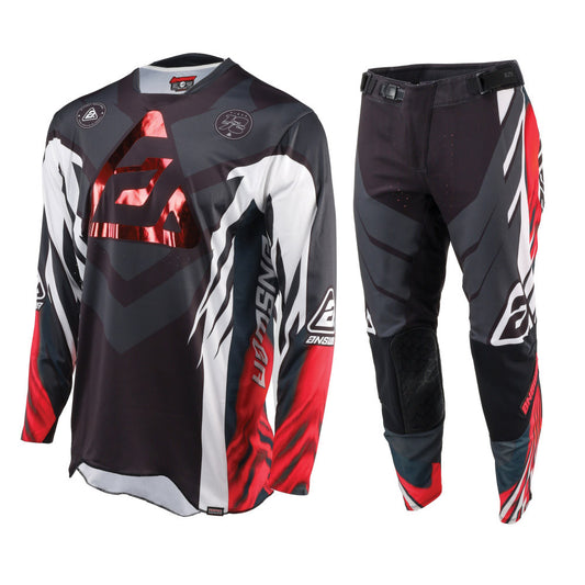 Answer Racing 2025 Elite Xotic Jersey Pant Combo Crimson/Black