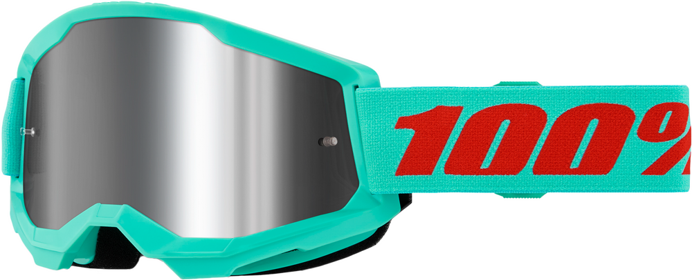 100% - 50028-00020 - STRATA 2 GOGGLE MAUPITI MIRROR SILVER LENS