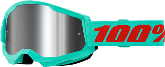100% - 50028-00020 - STRATA 2 GOGGLE MAUPITI MIRROR SILVER LENS