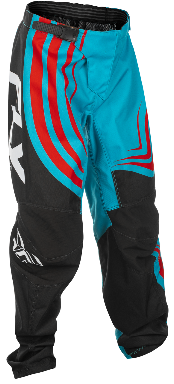 FLY Racing 2025 Youth F-16 Pant Cyan/Black/Red