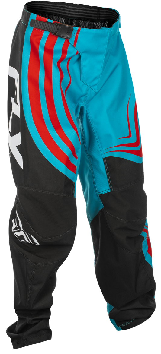 FLY Racing 2025 Youth F-16 Pant Cyan/Black/Red