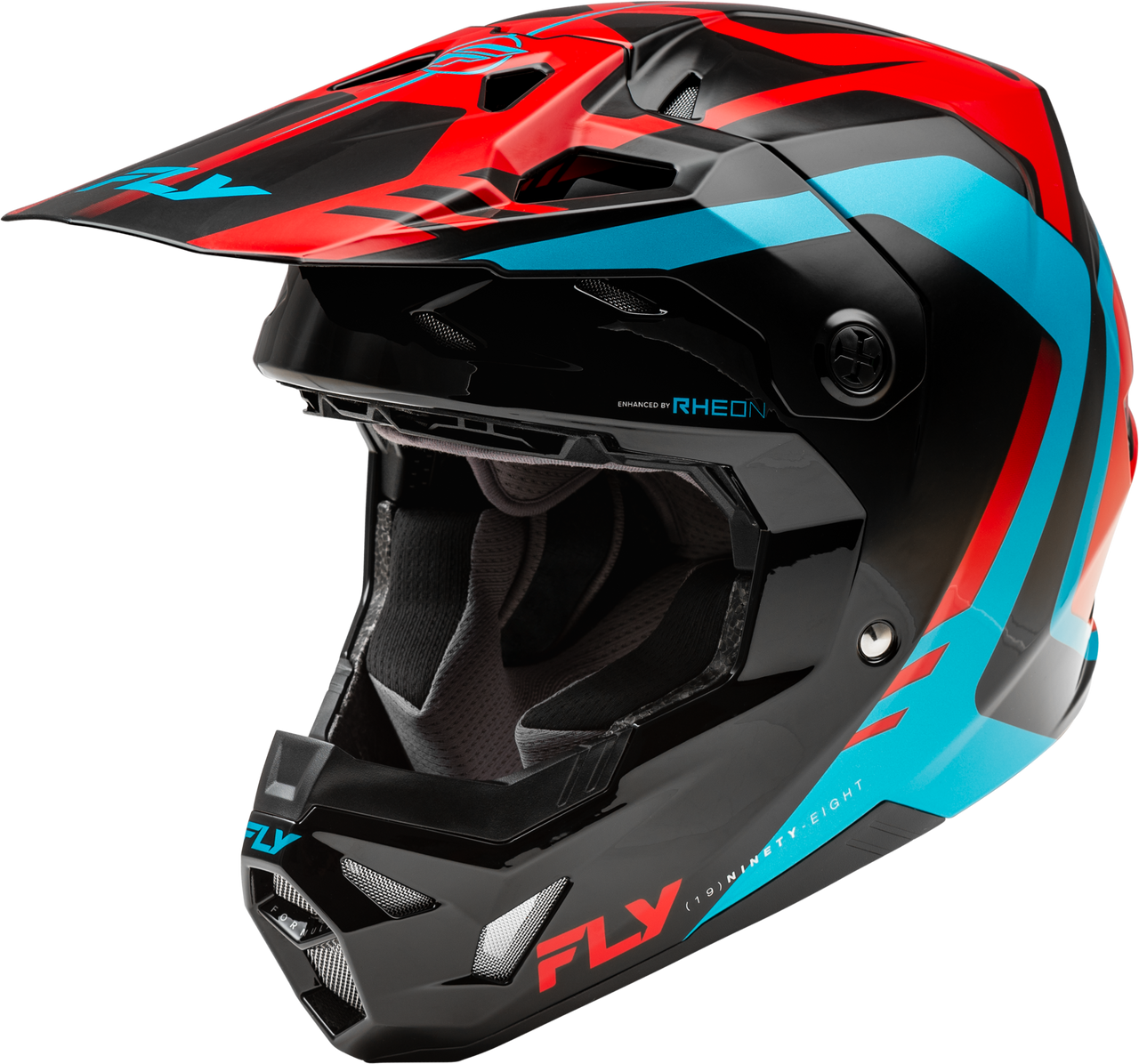 FLY Racing 2025 Youth Formula CP Krypton Helmet Red/Black/Blue Youth Large