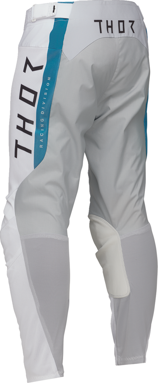 Thor 2025 LAUNCHMODE Vented Raid Jersey Pant Combo White/Gray