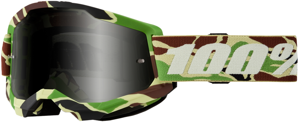 100% - 50030-00006 - STRATA 2 SAND GOGGLE WAR CAMO SMOKE LENS