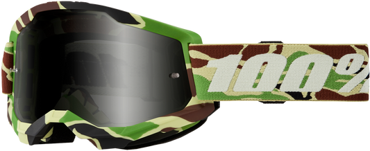 100% - 50030-00006 - STRATA 2 SAND GOGGLE WAR CAMO SMOKE LENS