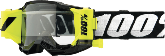 100% - 50026-00001 - ACCURI 2 JR FORECAST GOGGLE BLACK CLEAR LENS