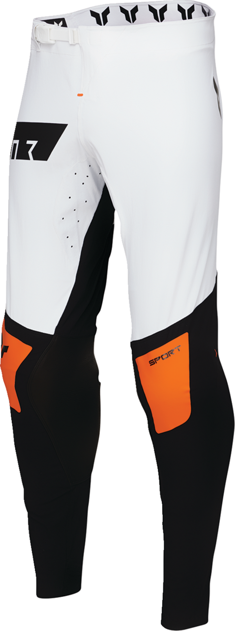 Thor 2025 SPORTMODE Rogue Jersey Pant Combo White/Orange