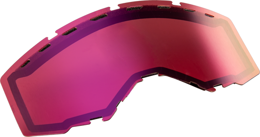 FLY RACING - 37-5502 - DUAL LENS WITH VENTS ADULT W/ PINK MIRROR/ROSE LENS