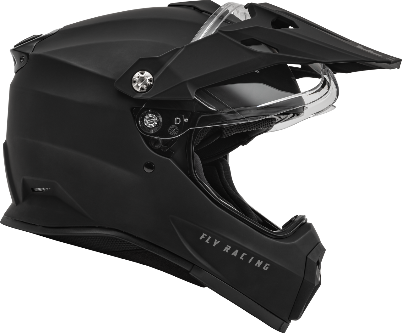 FLY Racing 2025 Trekker Solid Helmet Matte Black