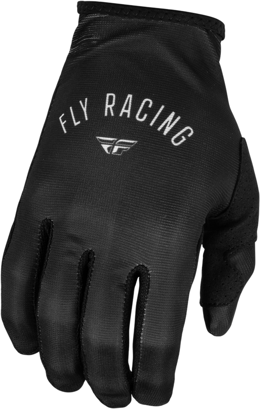 FLY Racing 2025 Womens Lite Gloves Black/Light Grey
