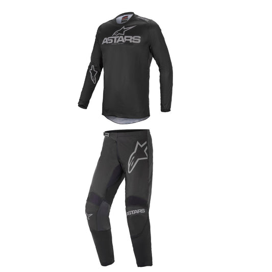 Alpinestars Fluid Graphites MX Jersey Pant Combo Black Dark Grey
