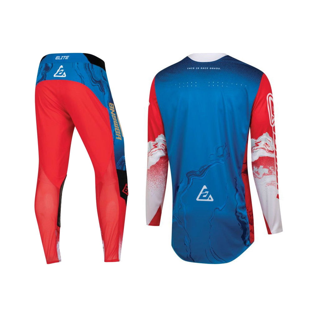 Answer Racing 2023 Youth Elite Fusion Jersey Pant Combo Red/White/Blue