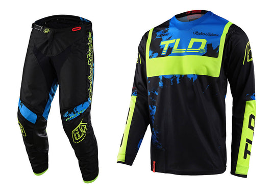 Troy Lee Designs 2023 Youth GP Jersey Pant Combo Astro Black/Yellow