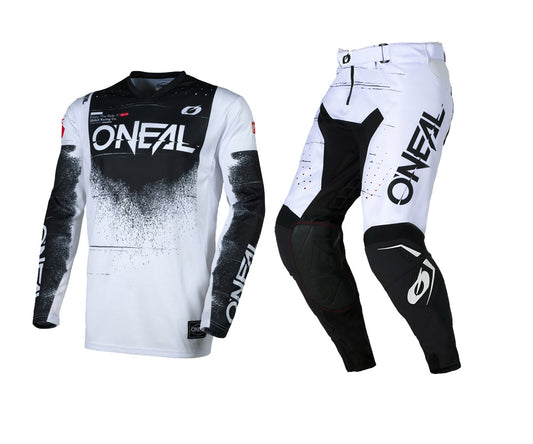 O'Neal 2026 Hardwear Swipe White/Black Jersey Pant Combo