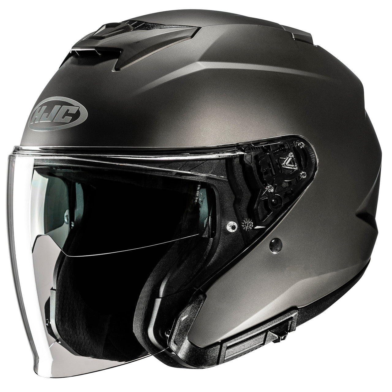 HJC i31 Semi-Flat Open Face Helmet Titanium
