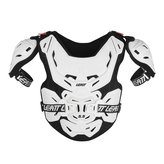 Leatt Youth Chest Protector 5.5 Pro Jr White/Black S-XL 134-159cm