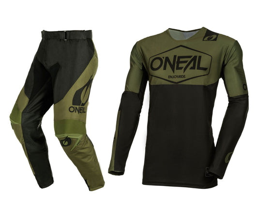 O'Neal 2024 Mayhem Hexx Jersey Pant Combo - Black/Green