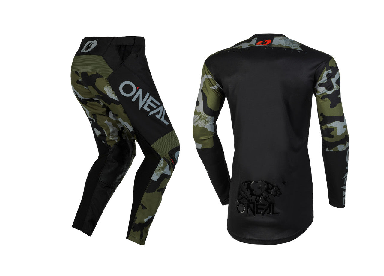 O'NEAL 2023 Youth Mayhem Camo Jersey Pant Combo Black/Green