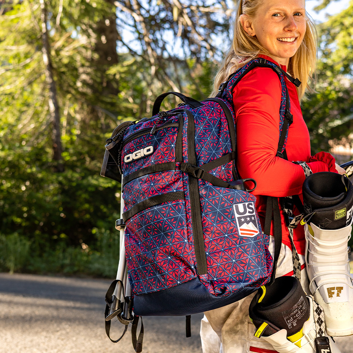 OGIO 35L Ski Convoy 630 Backpack US Ski Team Geo Flake