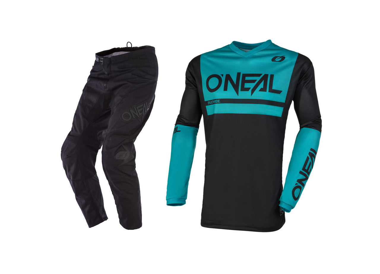 O'NEAL 2023 Element Threat Air Jersey Classic Pant Combo Black/Teal