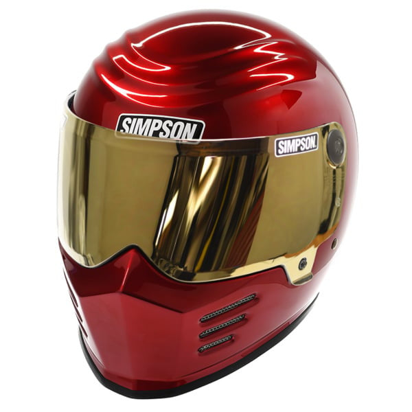 Simpson Outlaw Bandit Helmet Candee Red