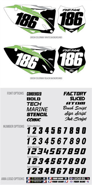 Factory Effex DX1 Kawasaki Podium Backgrounds