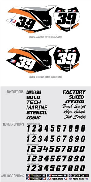 Factory Effex DX1 KTM Podium Backgrounds