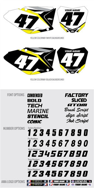 Factory Effex DX1 Suzuki Podium Backgrounds