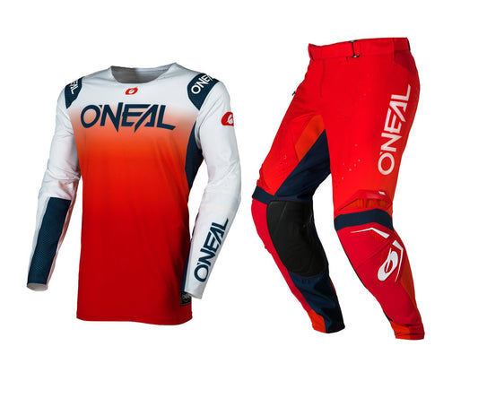 O'Neal 2026 Prodigy 55 Orange/White Jersey Pant Combo