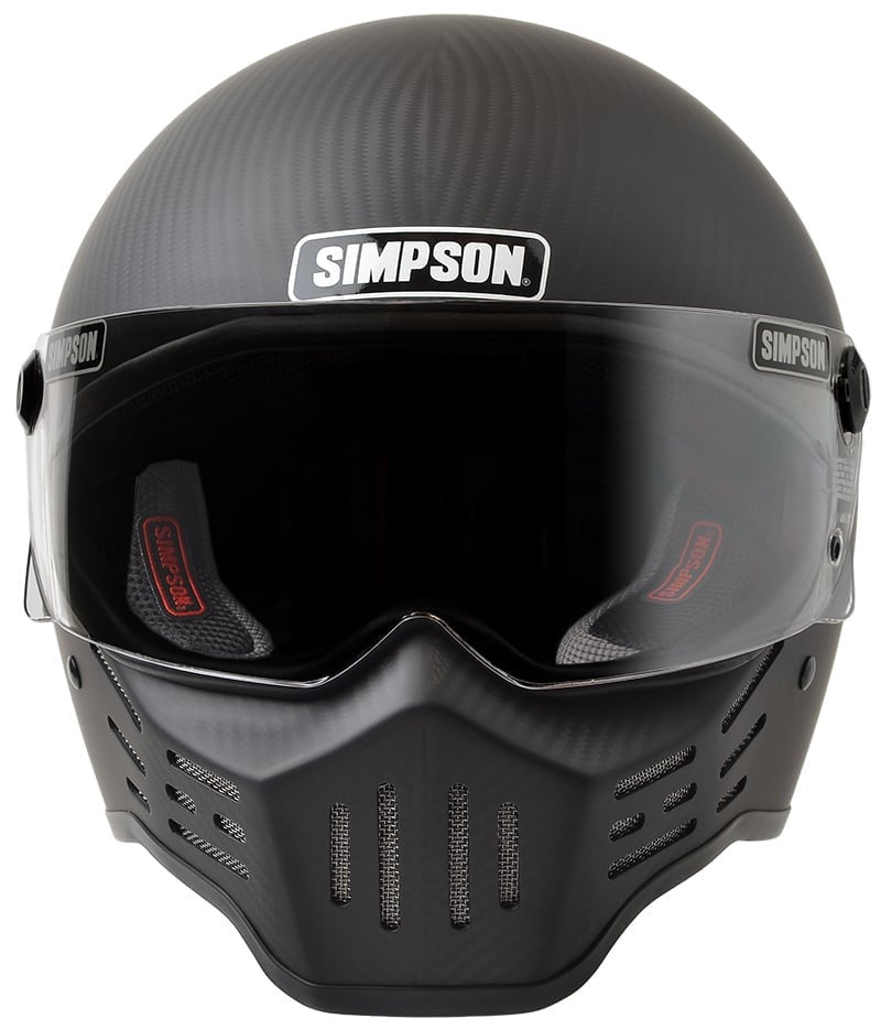 Simpson M30 Helmet Satin Carbon Fiber