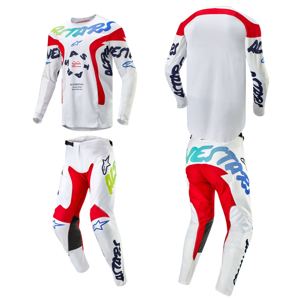 Alpinestars Racer Hana MX Jersey Pant Combo White/Multicolor