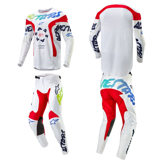 Alpinestars Racer Hana MX Jersey Pant Combo White/Multicolor