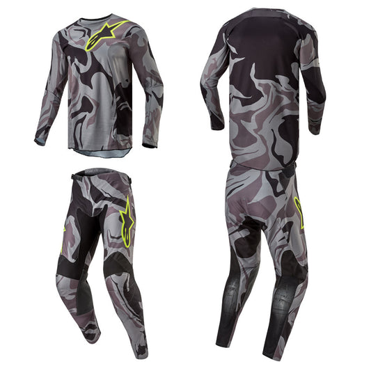 Alpinestars Racer Tactical MX Jersey Pant Combo Cast Grey/Camo/Magnet