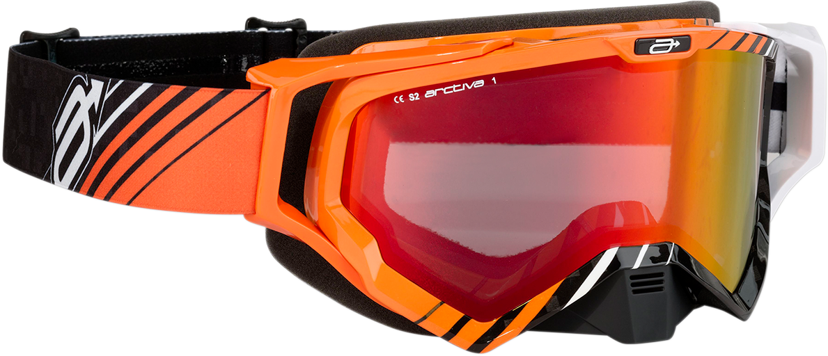Arctiva Vibe Snow Goggle - Black/Orange/White