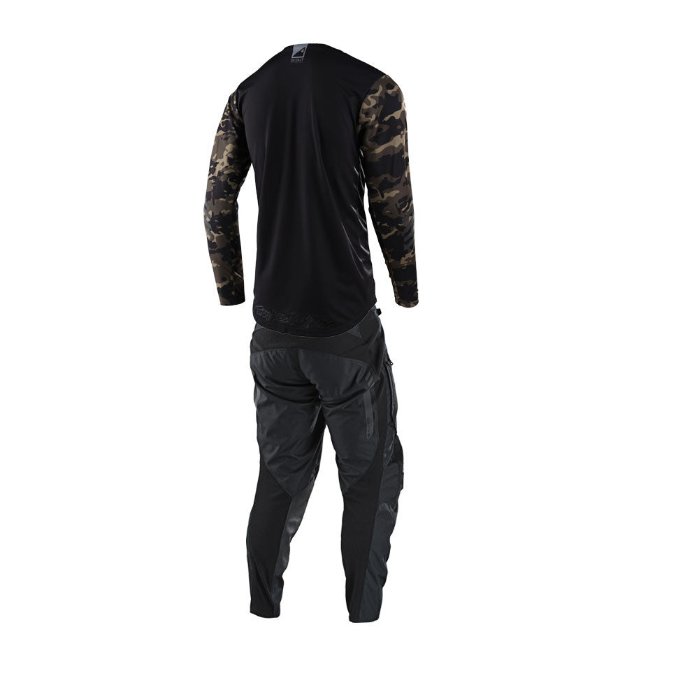 Troy Lee Designs Scout GP Jersey Pant Combo Peace & Wheelies Green