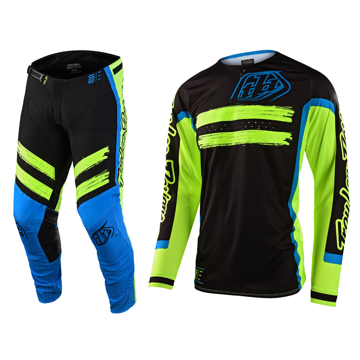 Troy Lee Designs 2023 SE Pro Jersey Pant Combo Marker Black/Yellow