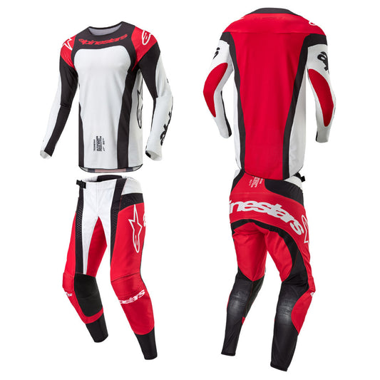 Alpinestars Techstar Ocuri MX Jersey Pant Combo Mars Red/White/Black