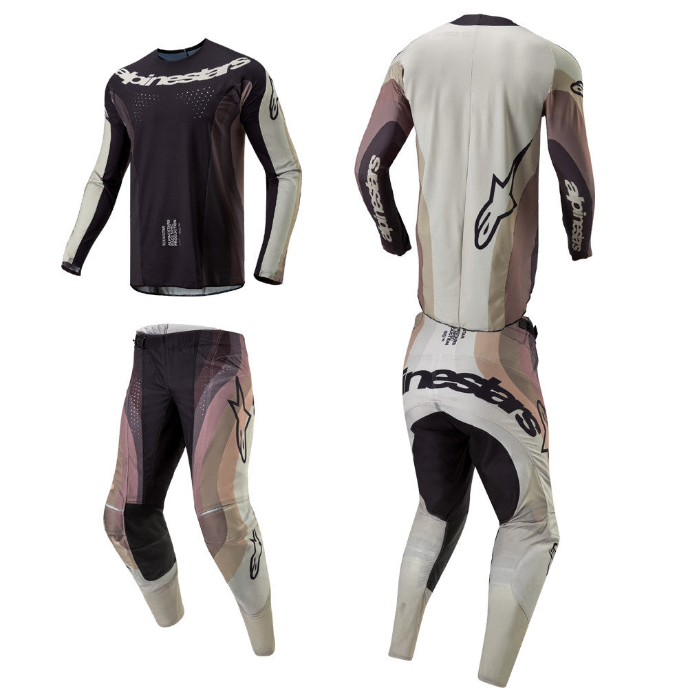 Alpinestars Techstar Pneuma MX Jersey Pant Combo Dark Sand Iron Dust Grey