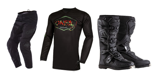 O'Neal 2024 Element Mahalo Jersey Pant Element Boot Combo Black/Multi