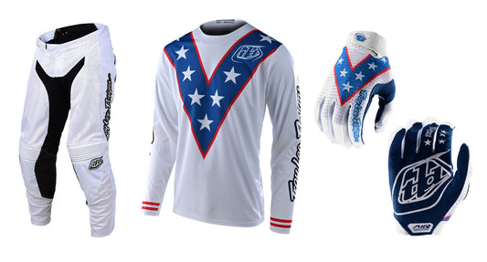 Troy Lee Designs Limited Edition GP Evel Knievel Jersey Pant Gloves Combo