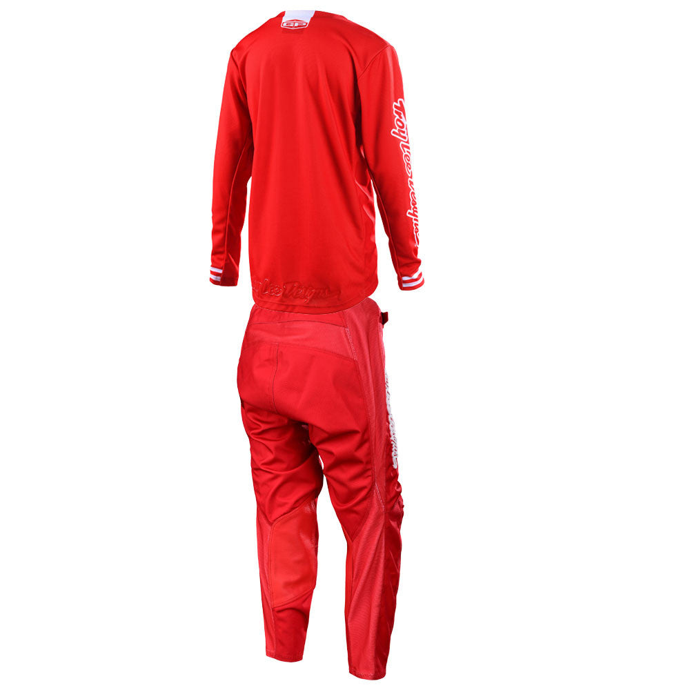 Troy Lee Designs 2022 Youth GP Jersey and Pant Combo Mono Red