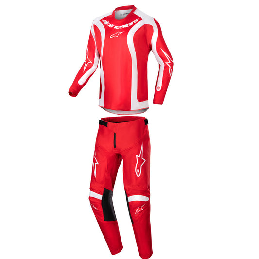 Alpinestars Youth Racer Lurv MX Jersey Pant Combo Mars Red White